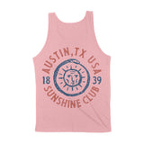 Austin Sun God Tank Top Pink back