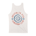 Austin Sun God Tank Top in Vintage - back view