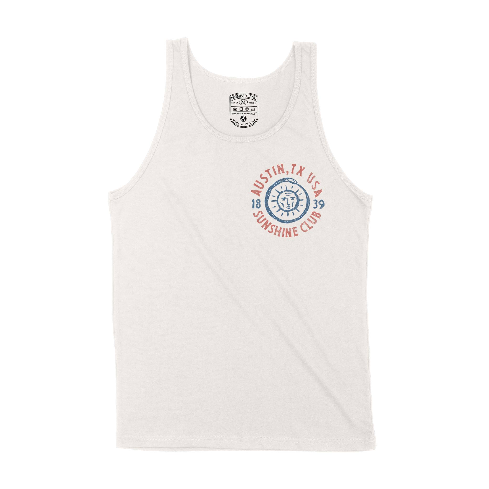 Austin Sun God Tank Top in Vintage - front view