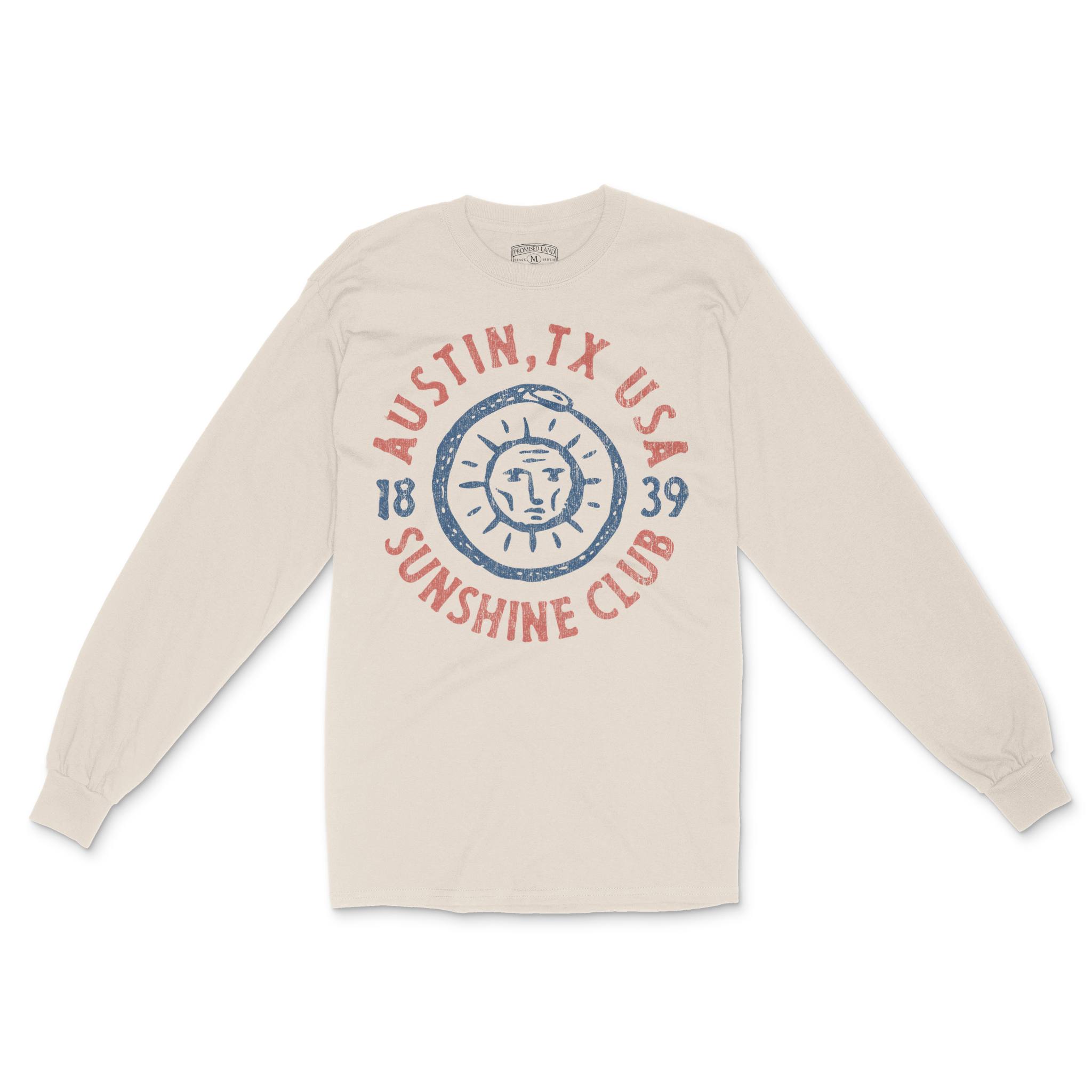 Austin Sun God Longsleeve in Natural - front view