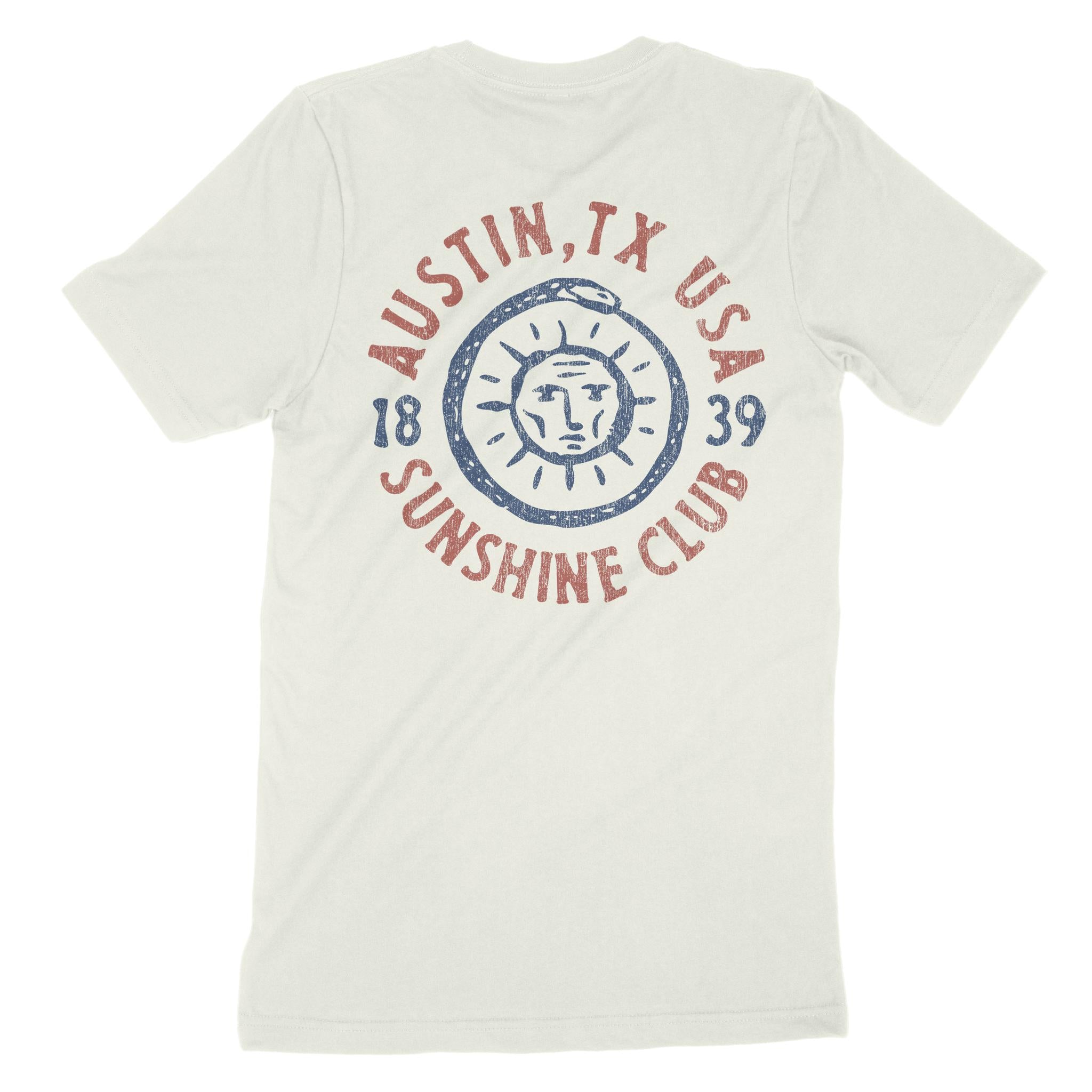 Austin Sun God T-Shirt Citron back