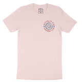 Austin Sun God T-Shirt Soft Pink front