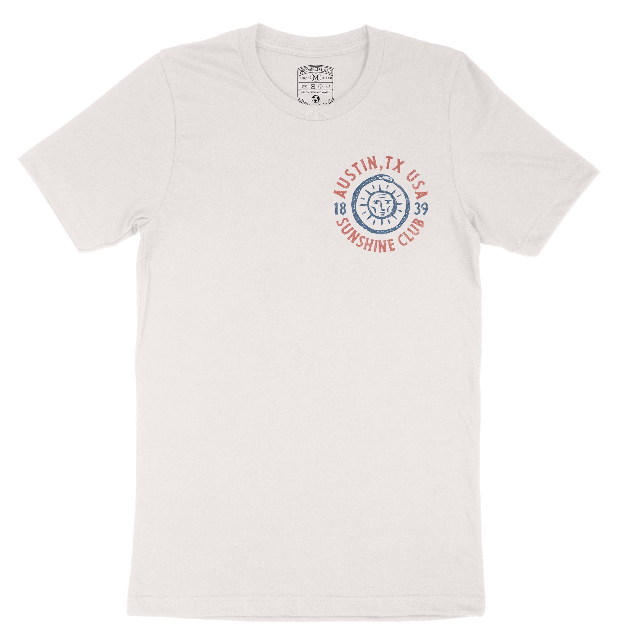 Austin Sun God T-Shirt in Vintage - front view
