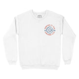 Denver Crewneck in White - front view