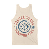 Denver Sun God Tank Top Natural back