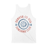 Denver Tank Top in White - back view