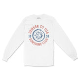 Denver Longsleeve in White - front view