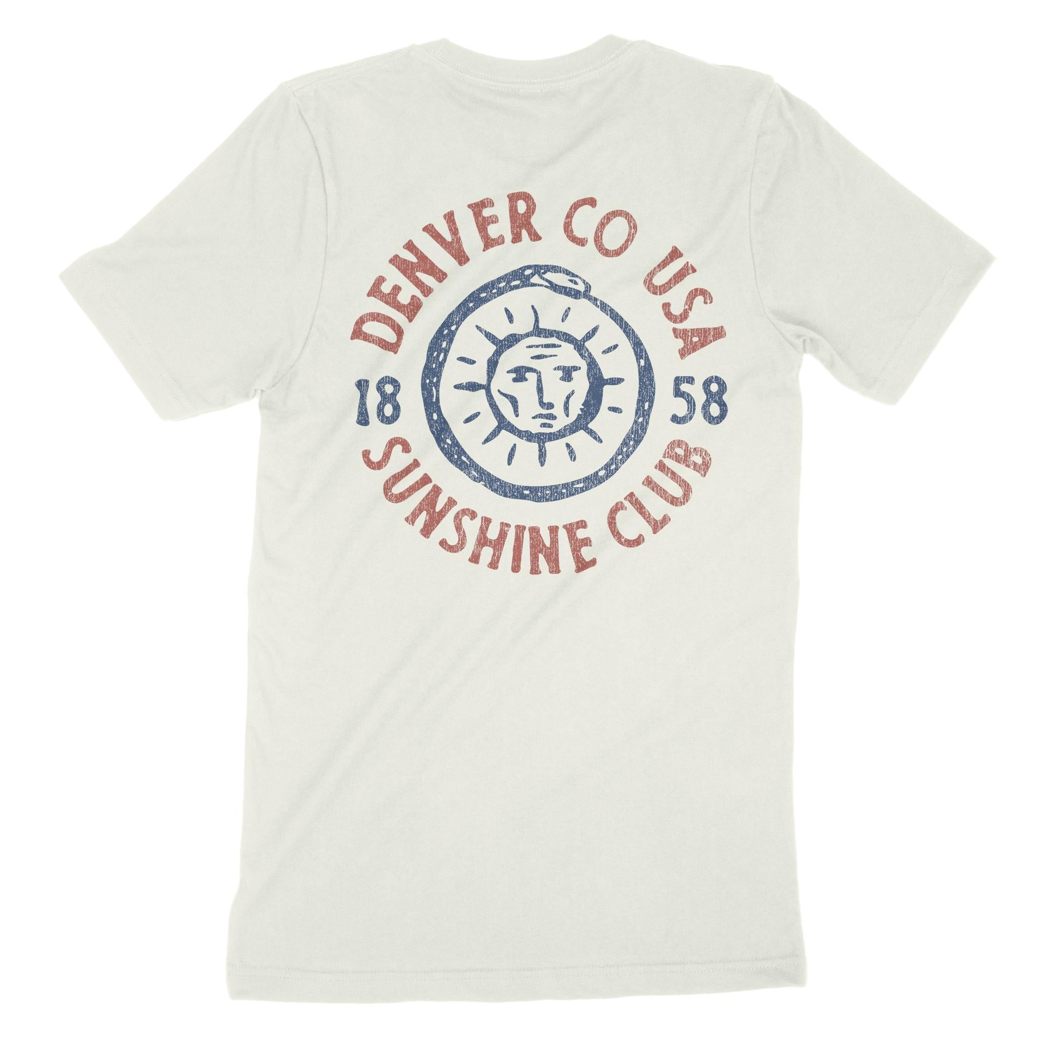 Denver Sun God T-Shirt Citron back