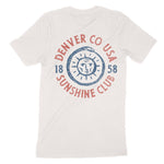 Denver Sun God T-Shirt in Vintage - back view