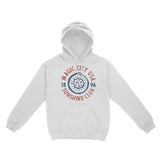 Miami Sun God Hoodie White front
