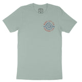 Miami Sun God T-Shirt Dusty Blue front