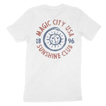 Miami Sun God T-Shirt White back