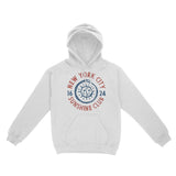New York Sun God Hoodie White front