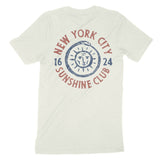 New York Sun God T-Shirt Citron back