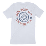 New York Sun God T-Shirt Light_Blue back