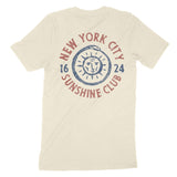 New York Sun God T-Shirt Natural back