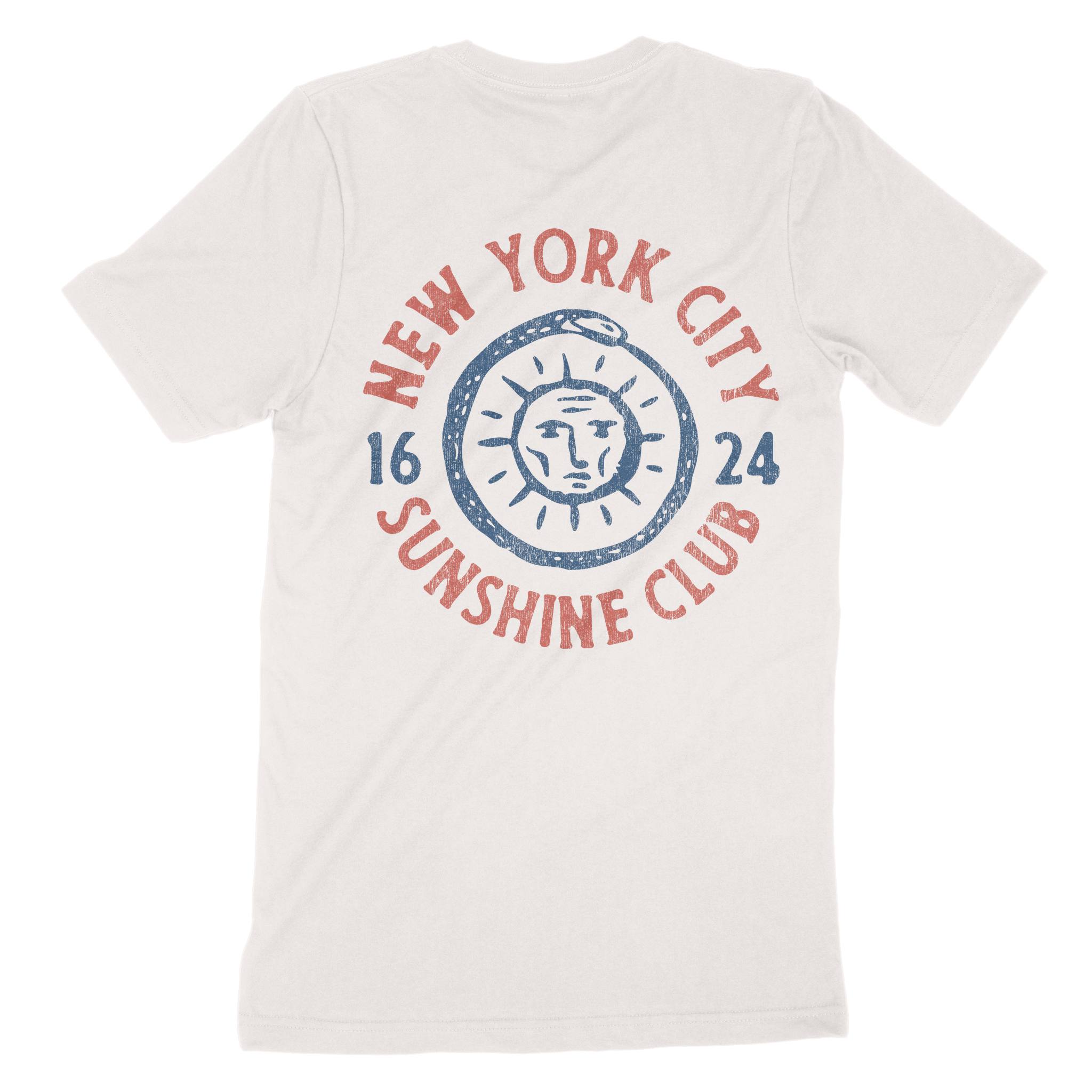 New York Sun God T-Shirt in Vintage - back view
