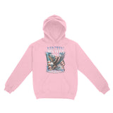 Austin Murica Hoodie in Light PInk - front view