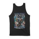 Austin Murica Tank Top Black back