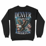 Denver Murica Crewneck Black back