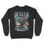 Denver Crewneck in Black - back view