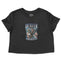 Denver Cropped Tee in Black - front view