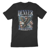 Denver Murica T-Shirt Black back