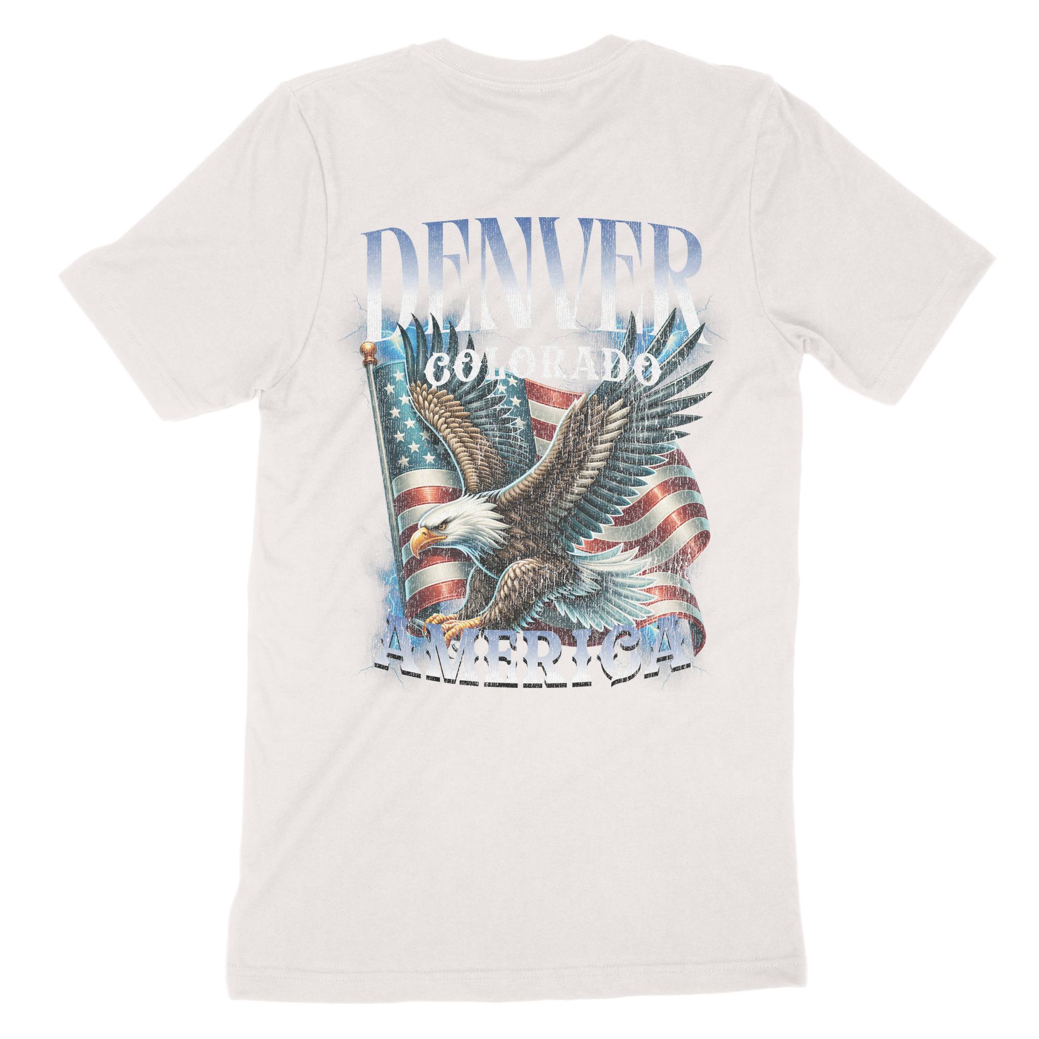 Denver Murica T-Shirt in Vintage - back view