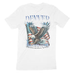 Denver Murica T-Shirt in White - back view