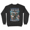 Miami Crewneck in Black - back view