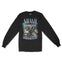 Miami Longsleeve in Black - front view