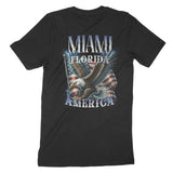 Miami Murica T-Shirt Black back