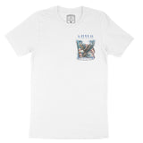 Miami Murica T-Shirt in White - front view