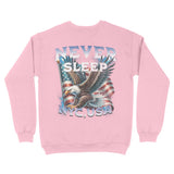 New York Crewneck in Light PInk - back view