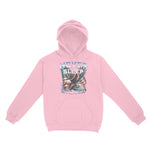 New York Murica Hoodie in Light PInk - front view