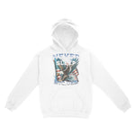 New York Hoodie in White - front view