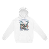 New York Hoodie in White - front view