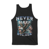 New York Murica Tank Top Black back