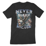 New York Murica T-Shirt Black back