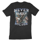 New York Murica T-Shirt Black back