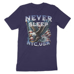 New York Murica T-Shirt Navy back