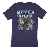 New York Murica T-Shirt Navy back