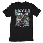 New York Murica T-Shirt Vintage_Black back