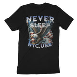 New York Murica T-Shirt Vintage_Black back