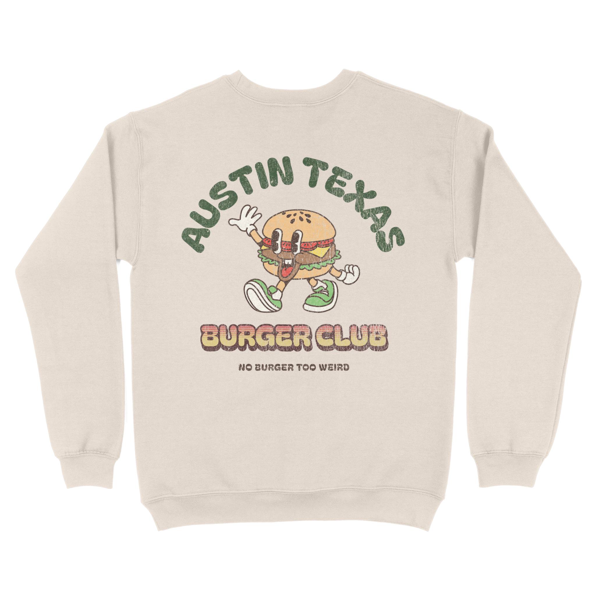 Austin Crewneck in Natural - back view