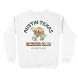 Austin Crewneck in White - back view