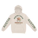 Austin Hoodie in Natural - front-sleeves view