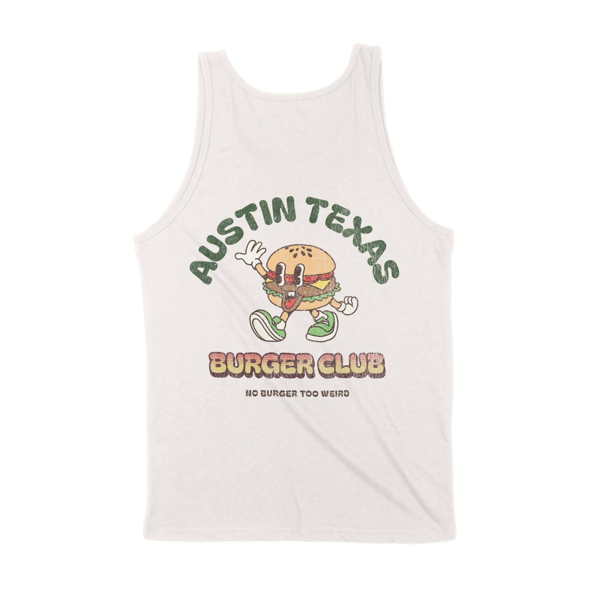 Austin Burger Boy Tank Top in Vintage - back view
