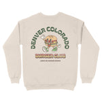 Denver Crewneck in Natural - back view