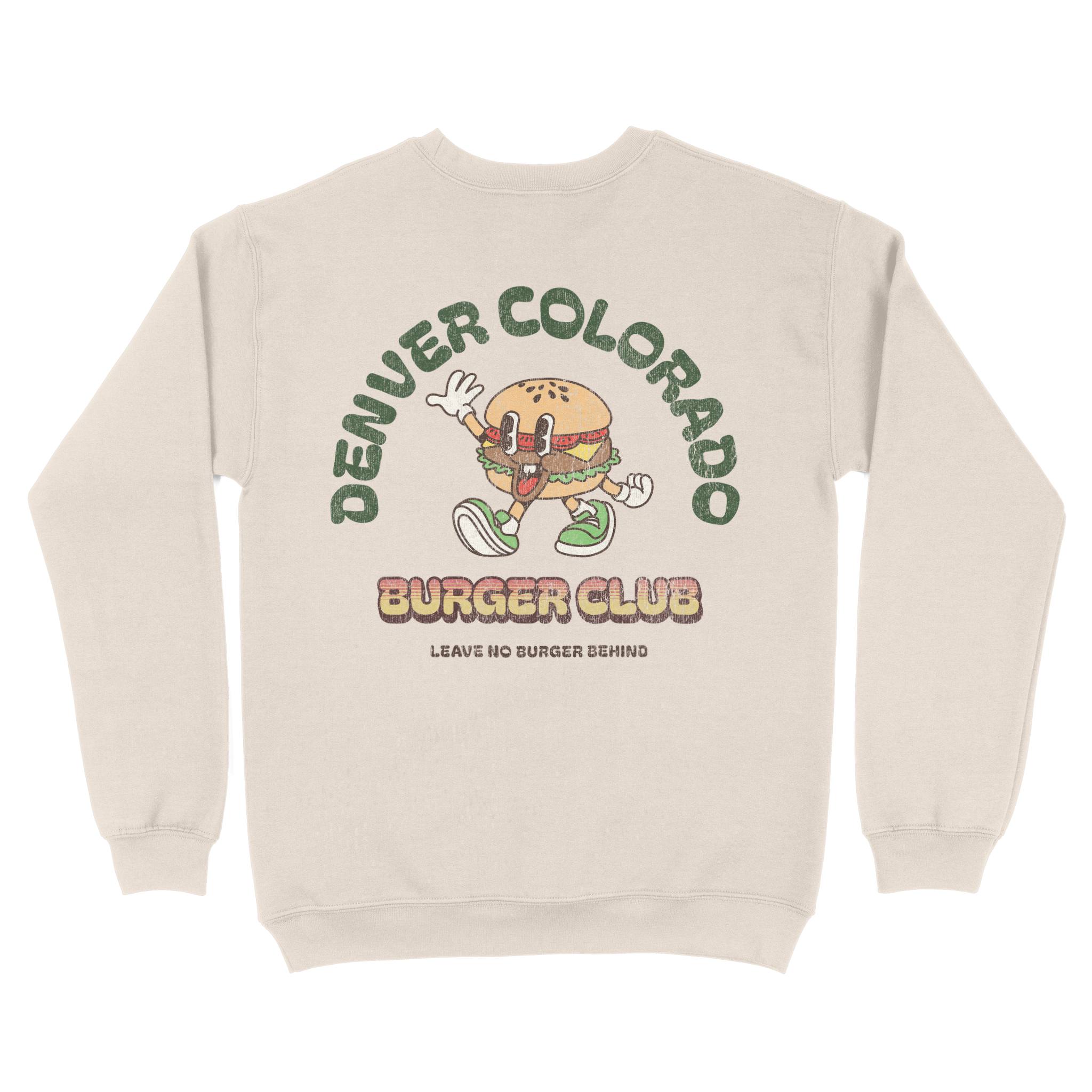 Denver Crewneck in Natural - back view